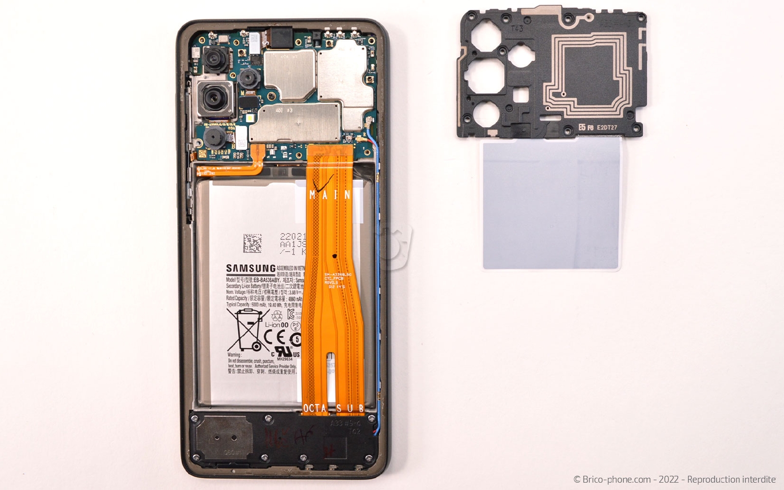 Comment changer la batterie sur Galaxy A33 5G photo 3