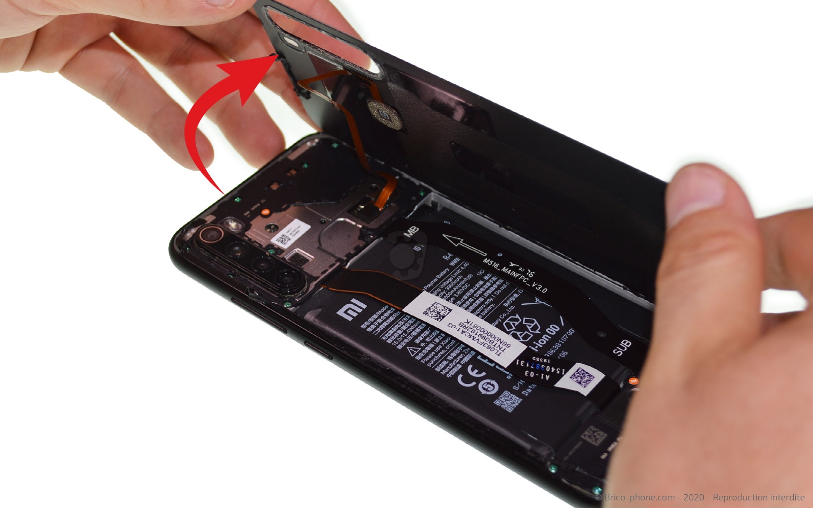 Comment changer ma vitre arrière de smartphone ?  photo 2