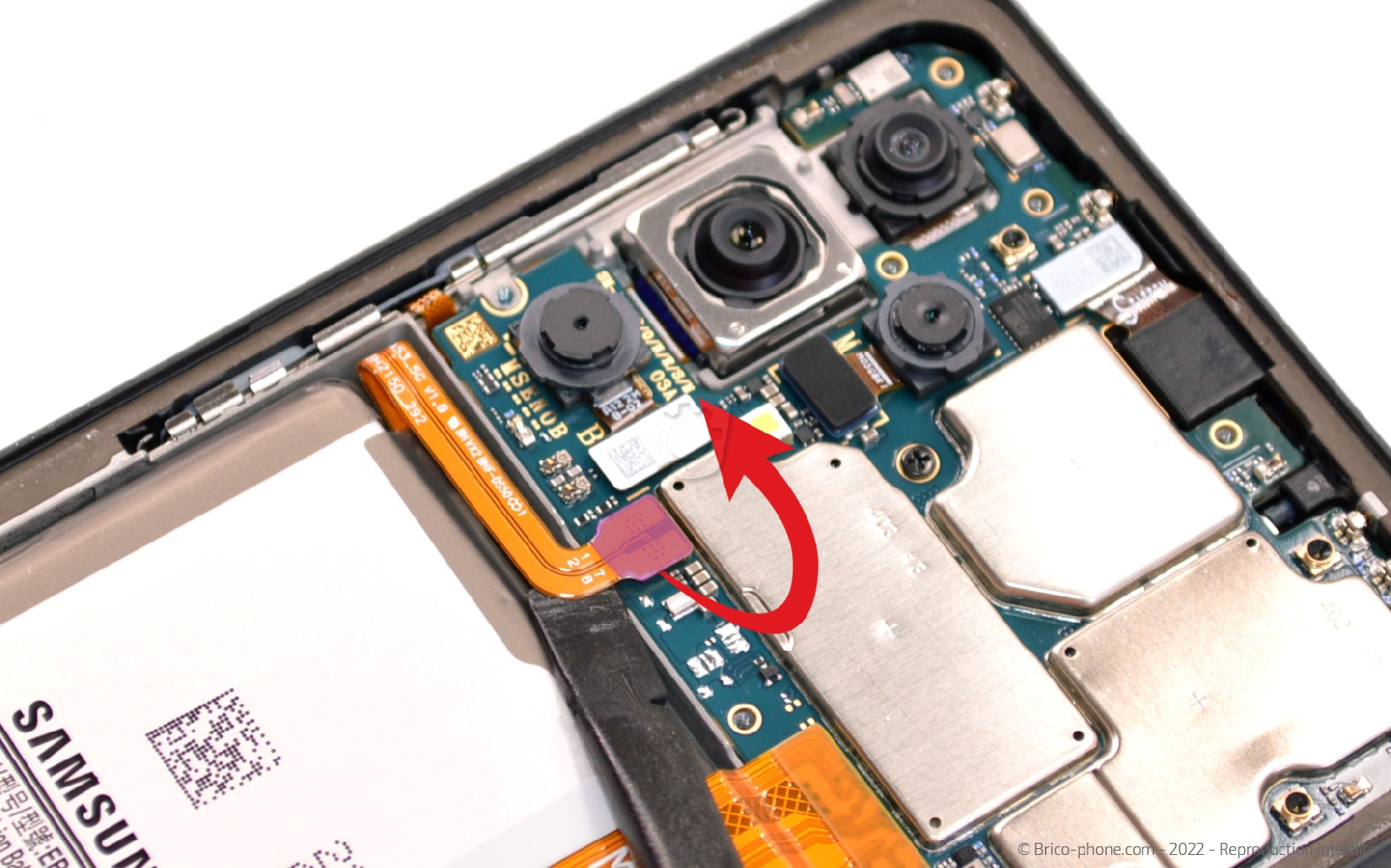 Comment changer le connecteur de charge sur Galaxy A33 5G photo 4