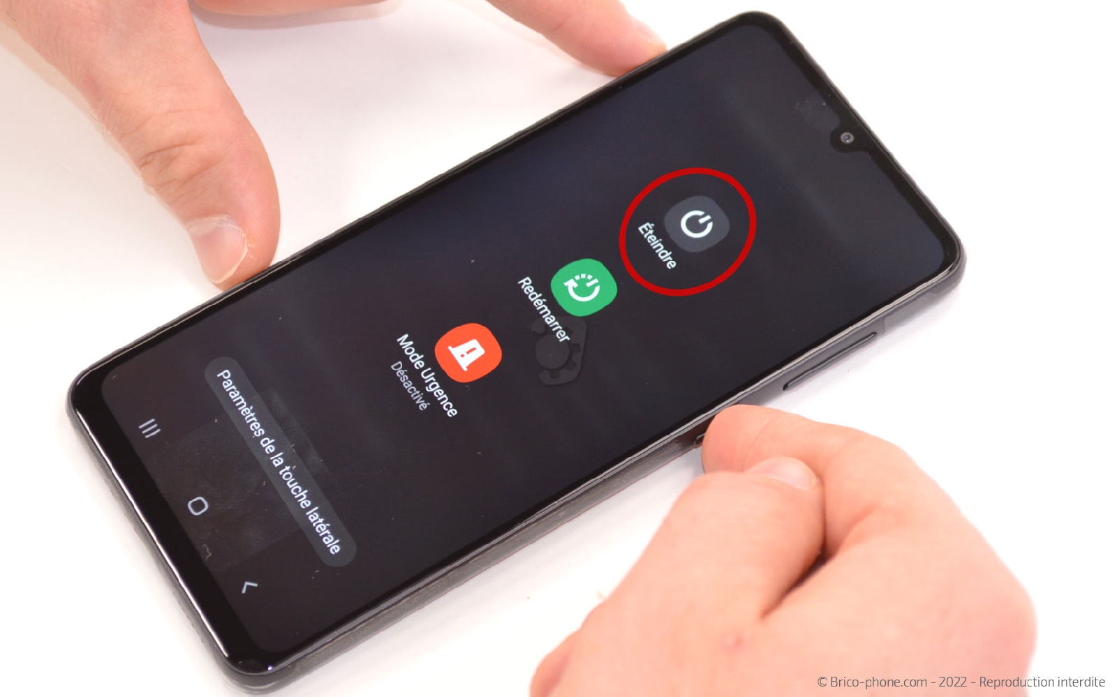 Comment changer la vitre arrière sur Galaxy A33 5G photo 2