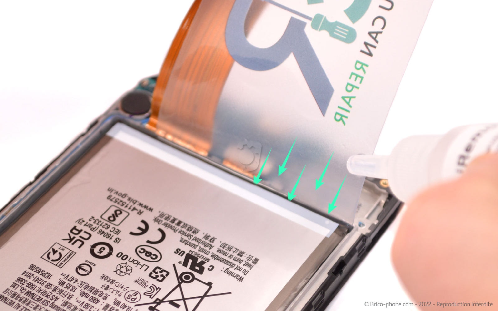 Comment changer le bloc écran  sur Galaxy A23 (5G) photo 2