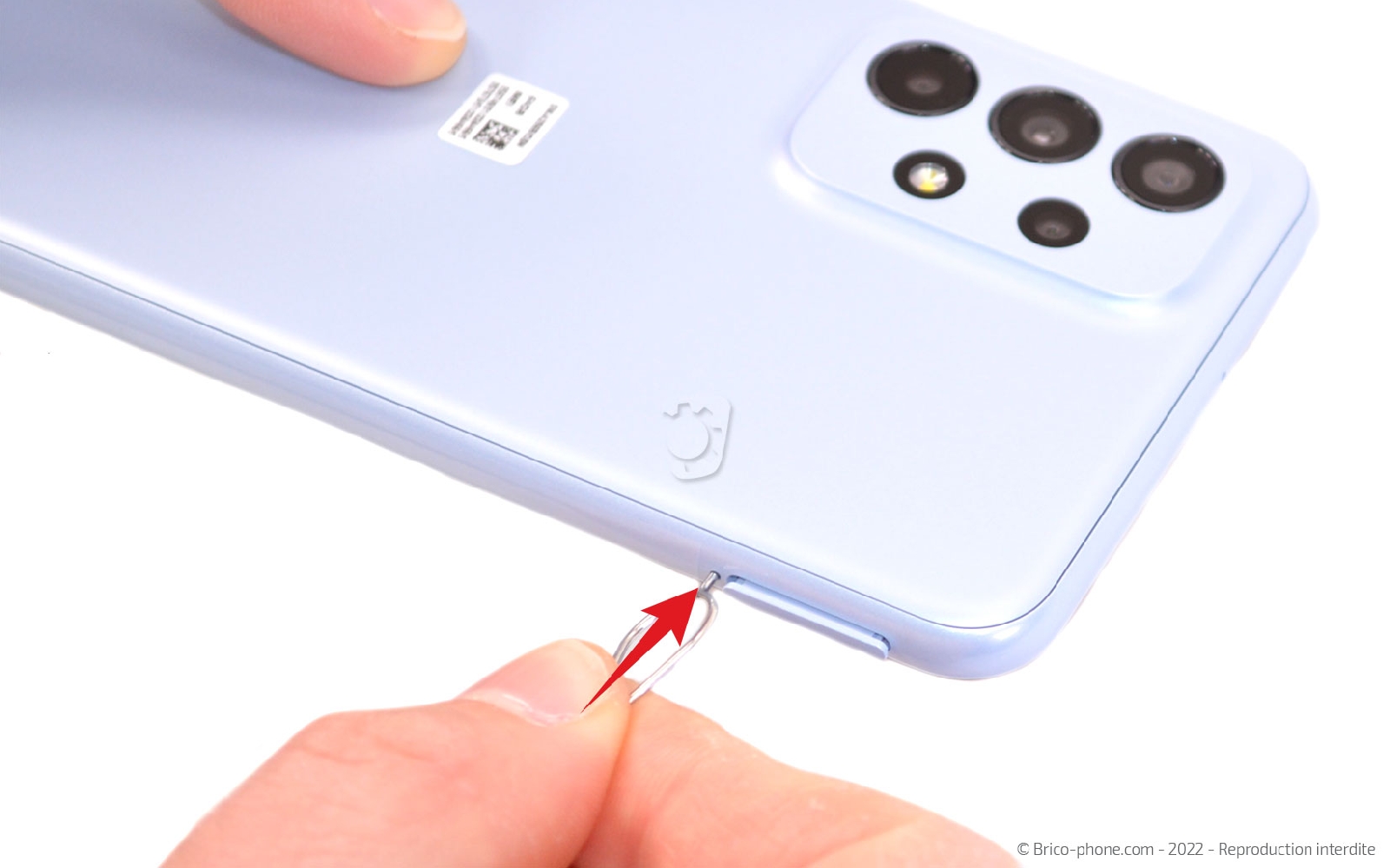 Comment changer le bloc écran  sur Galaxy A23 (5G) photo 3