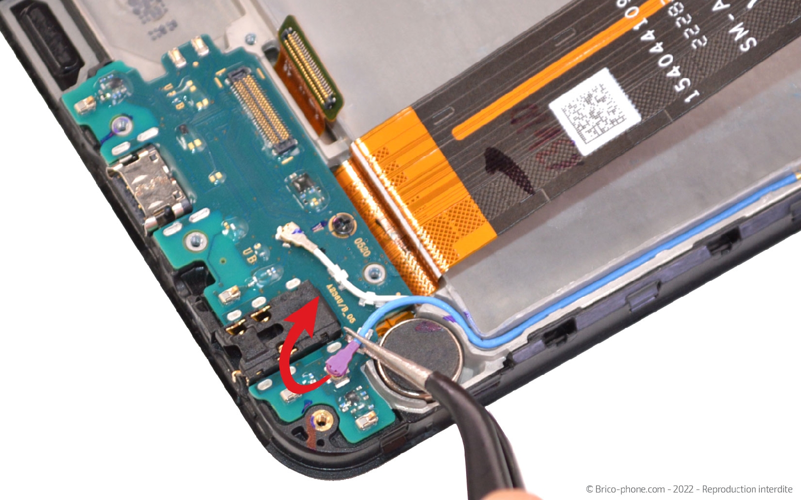 Comment changer le bloc écran  sur Galaxy A23 (5G) photo 2