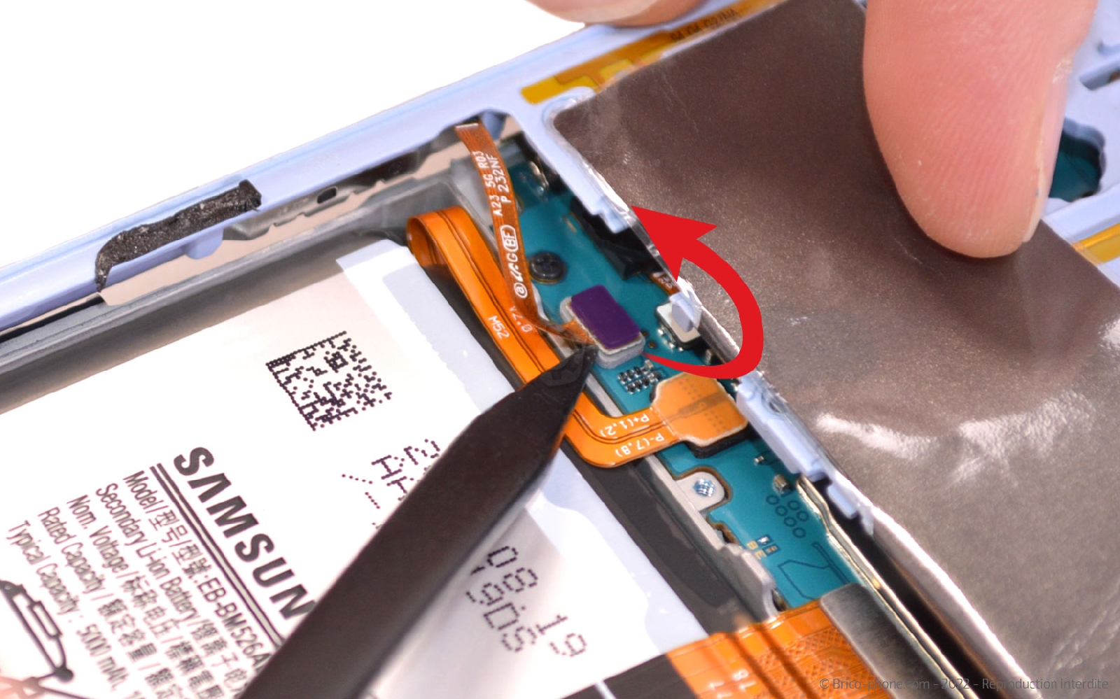 Comment changer le bloc écran  sur Galaxy A23 (5G) photo 4