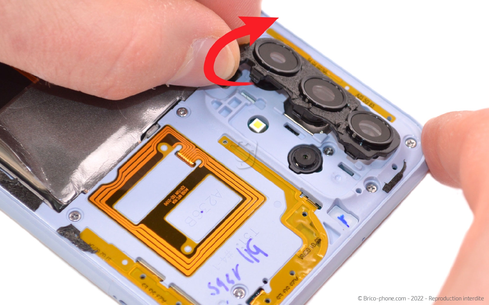 Comment changer le bloc écran  sur Galaxy A23 (5G) photo 2