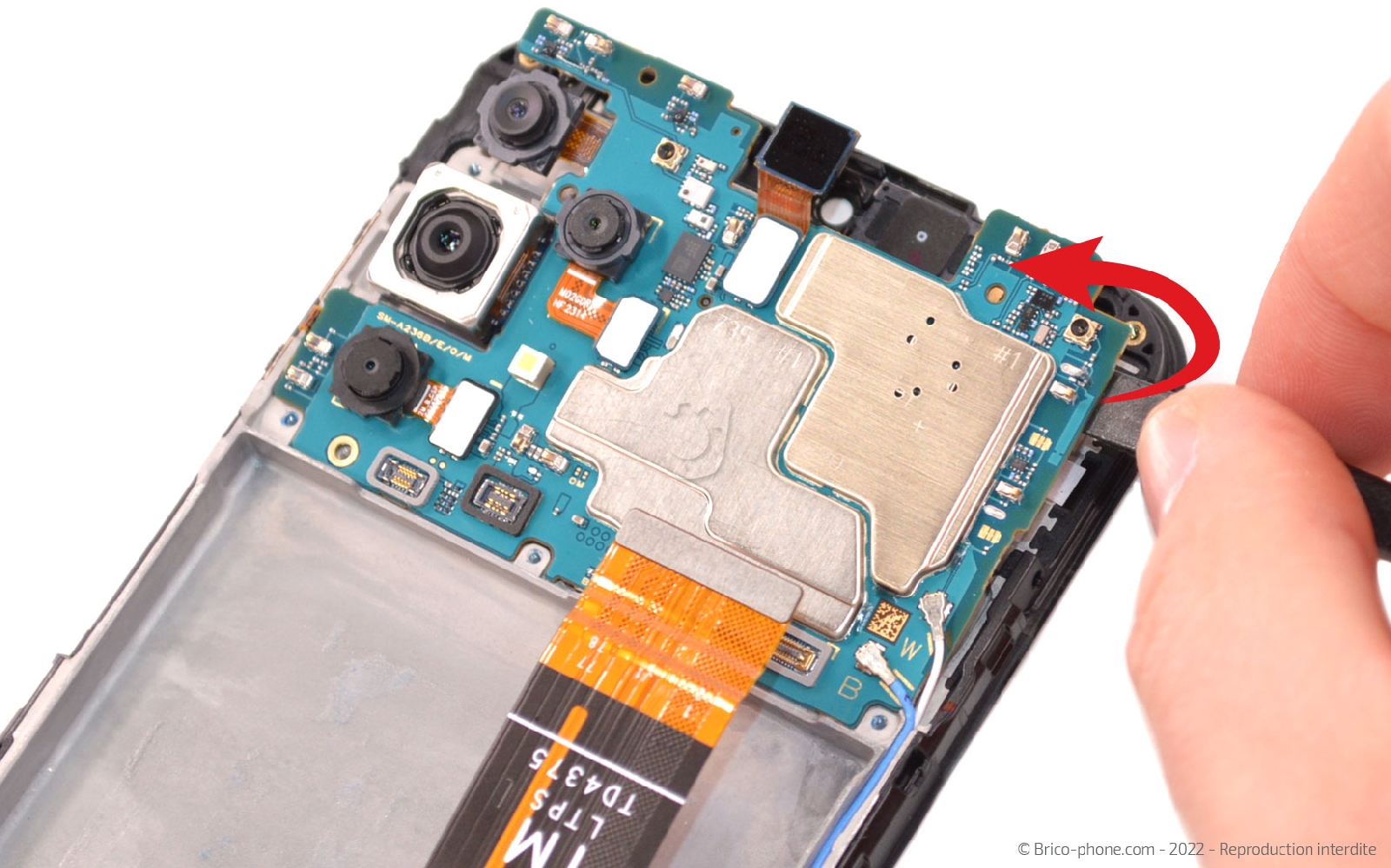 Comment changer le bloc écran  sur Galaxy A23 (5G) photo 2