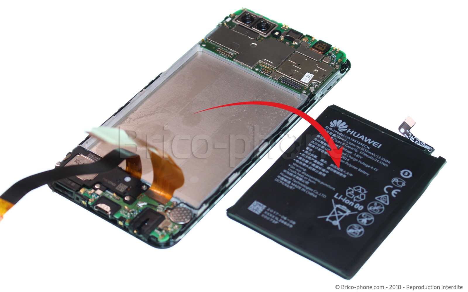 Démontage complet sur Honor View 10 photo 4