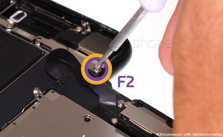 Retrait de la carte mère pour effectuer une réparation ou une désoxydation sur iPhone 7 photo 2