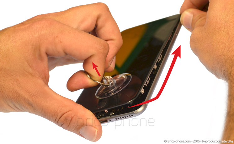 Changement d'écran (vitre+LCD) sans éléments prémontés sur iPhone 6S Plus photo 1