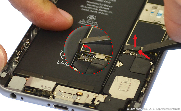 Changement d'écran (vitre+LCD) sans éléments prémontés sur iPhone 6S Plus photo 1