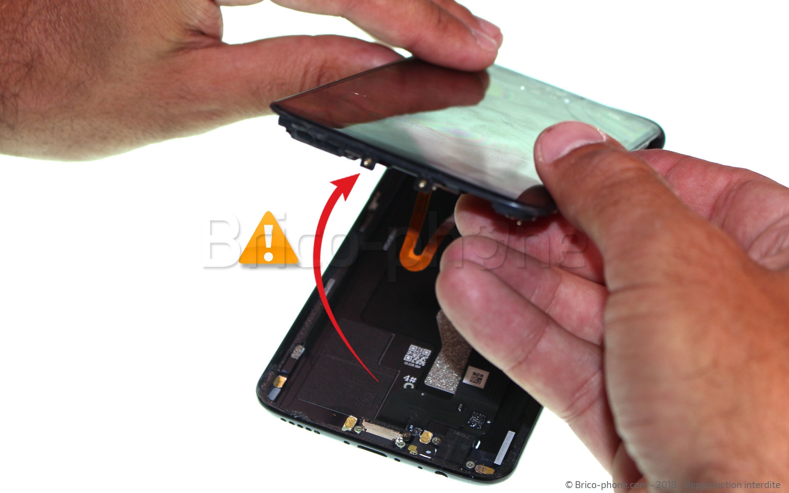 Changement du connecteur de charge et prise Jack sur OnePlus 5T photo 3