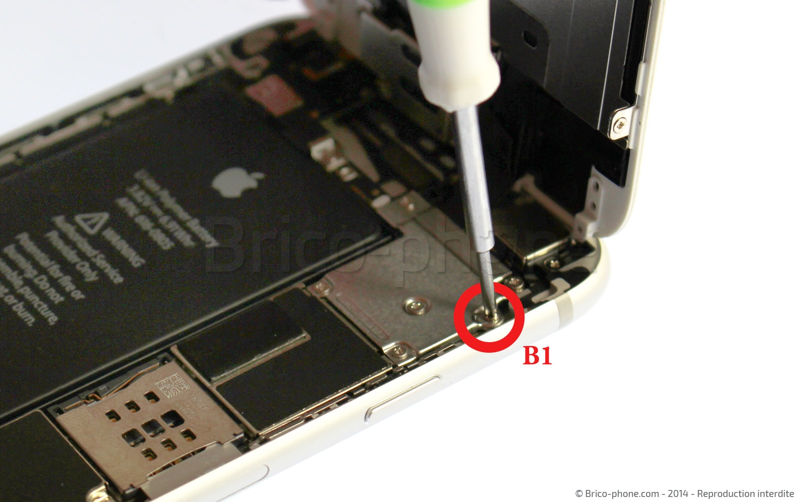 Changement de nappe caméra avant Facetime sur iPhone 6 photo 2