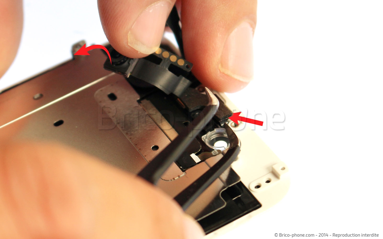 Changement de nappe caméra avant Facetime sur iPhone 6 photo 1