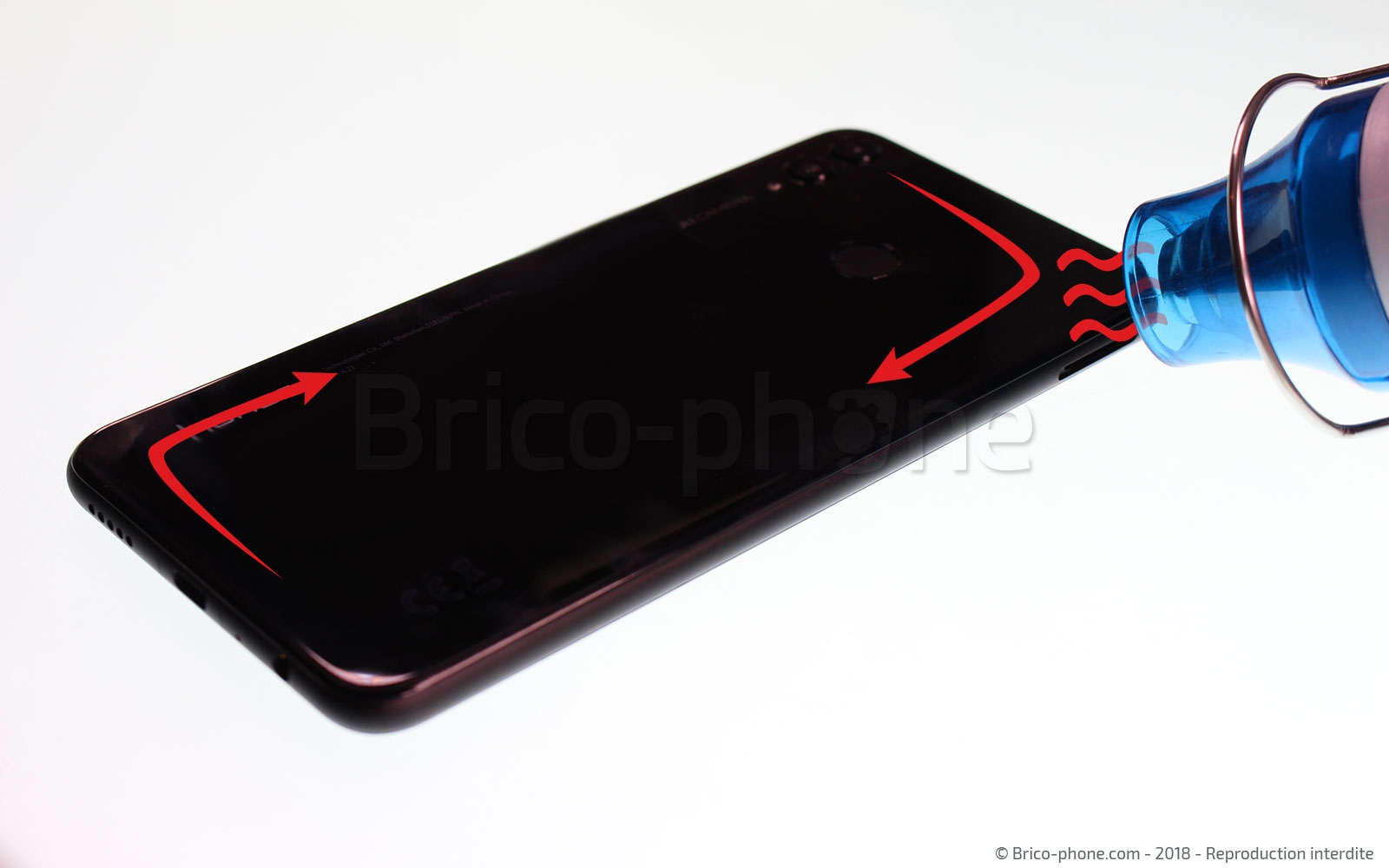 Changement d'écran (vitre+LCD) sur Honor 8X photo 1