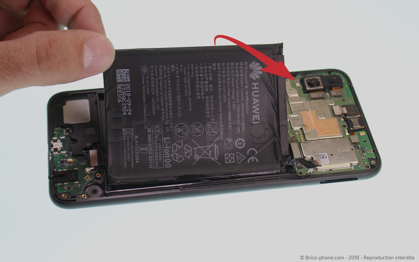 Changement d'écran (vitre+LCD) sur Honor 8X photo 3