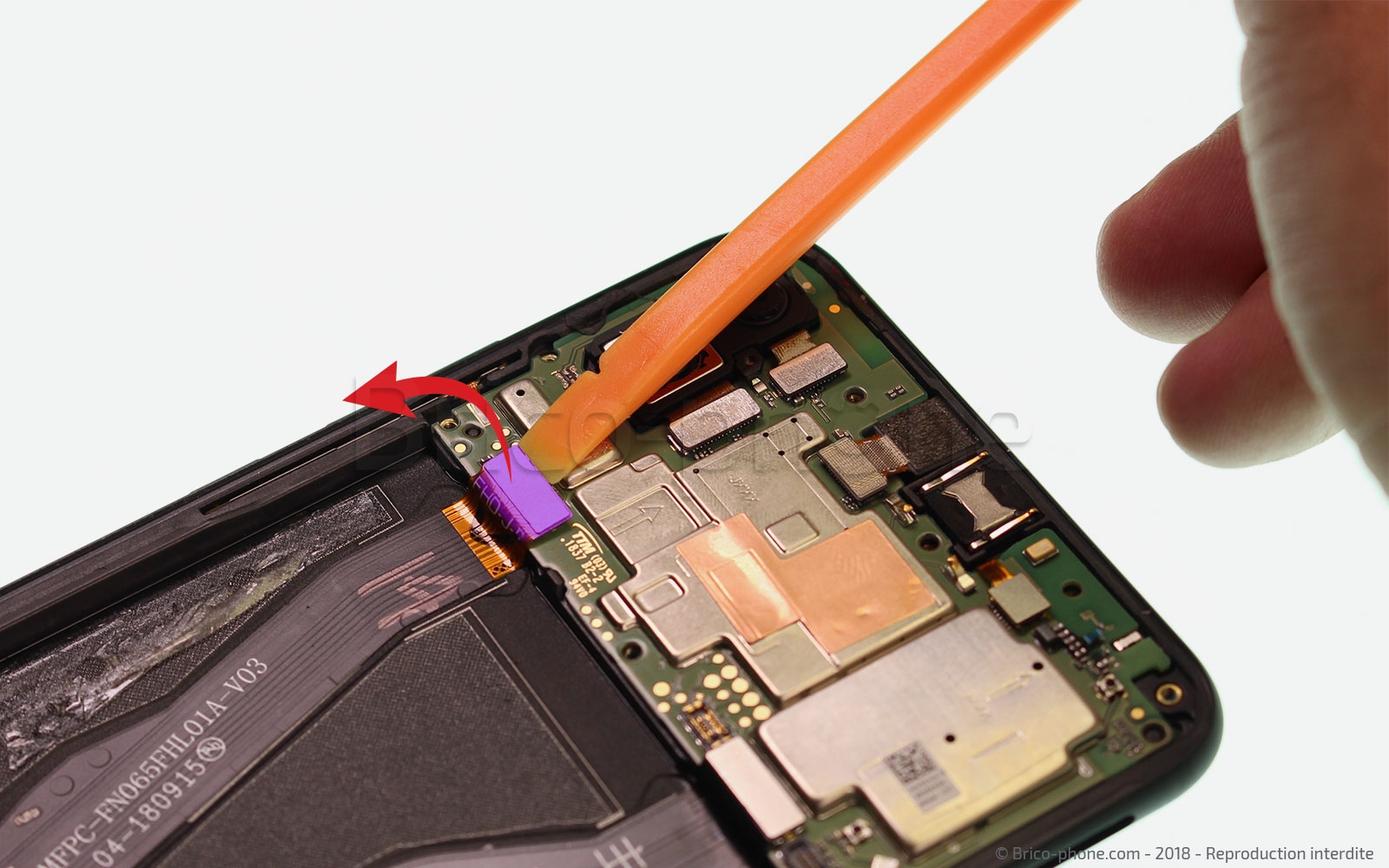 Changement d'écran (vitre+LCD) sur Honor 8X photo 1