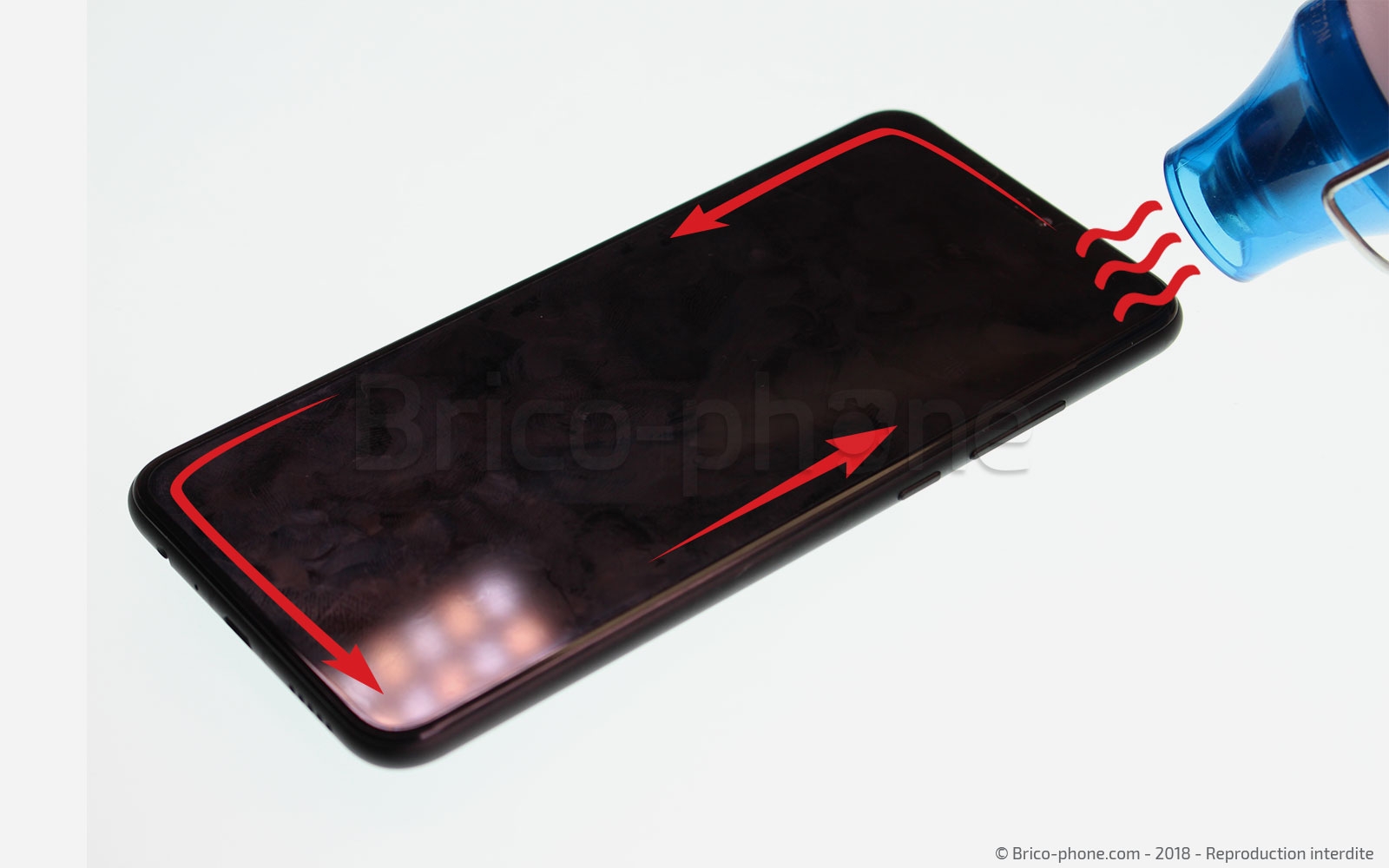 Changement d'écran (vitre+LCD) sur Honor 8X photo 1