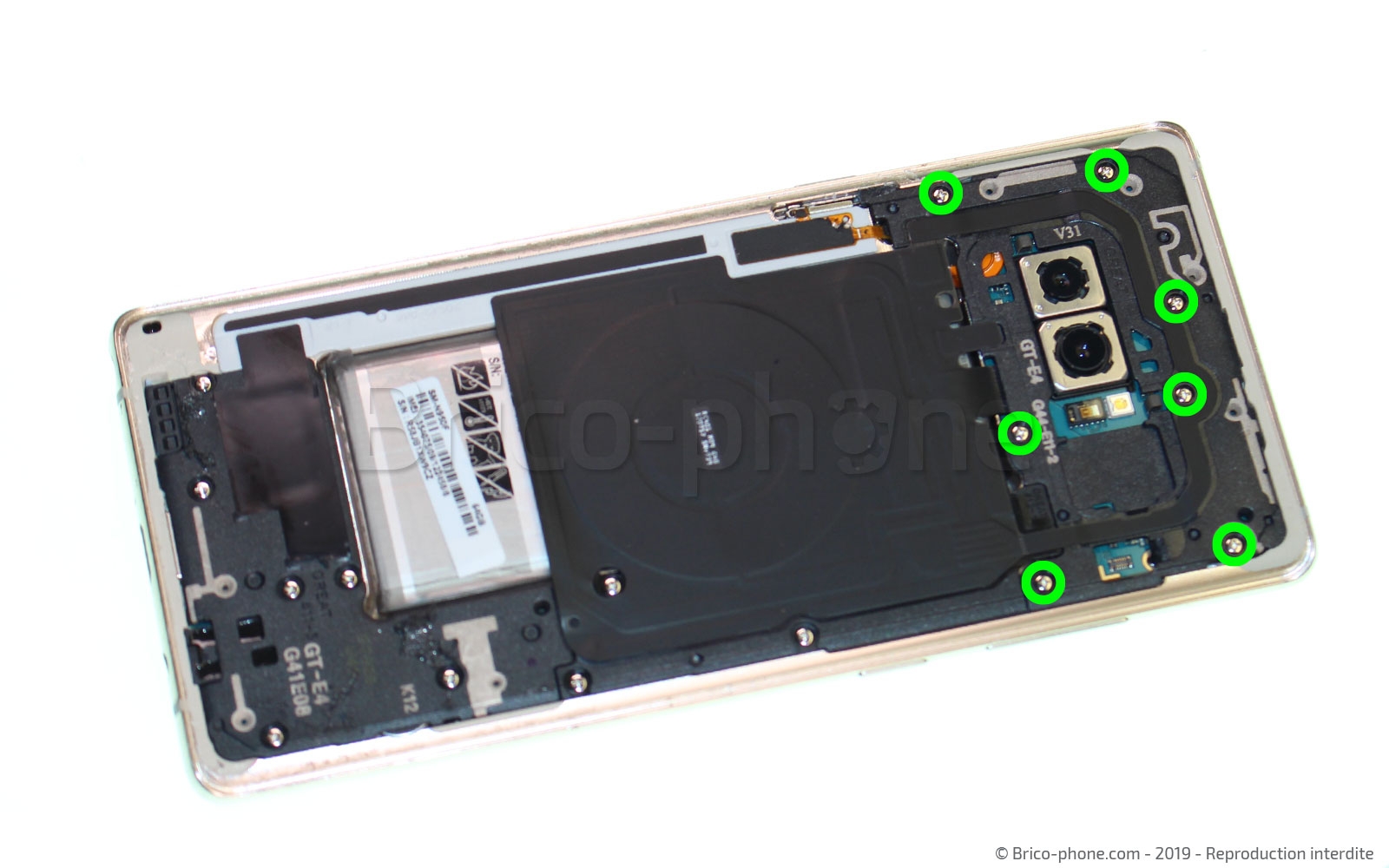 Changement du connecteur de charge sur Galaxy Note 8 photo 1