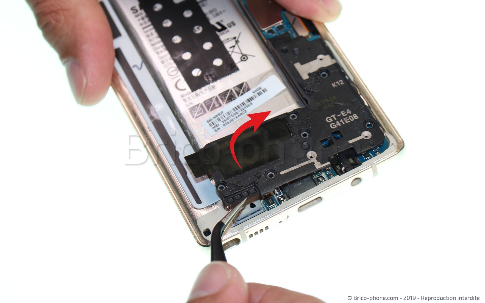 Changement du connecteur de charge sur Galaxy Note 8 photo 2