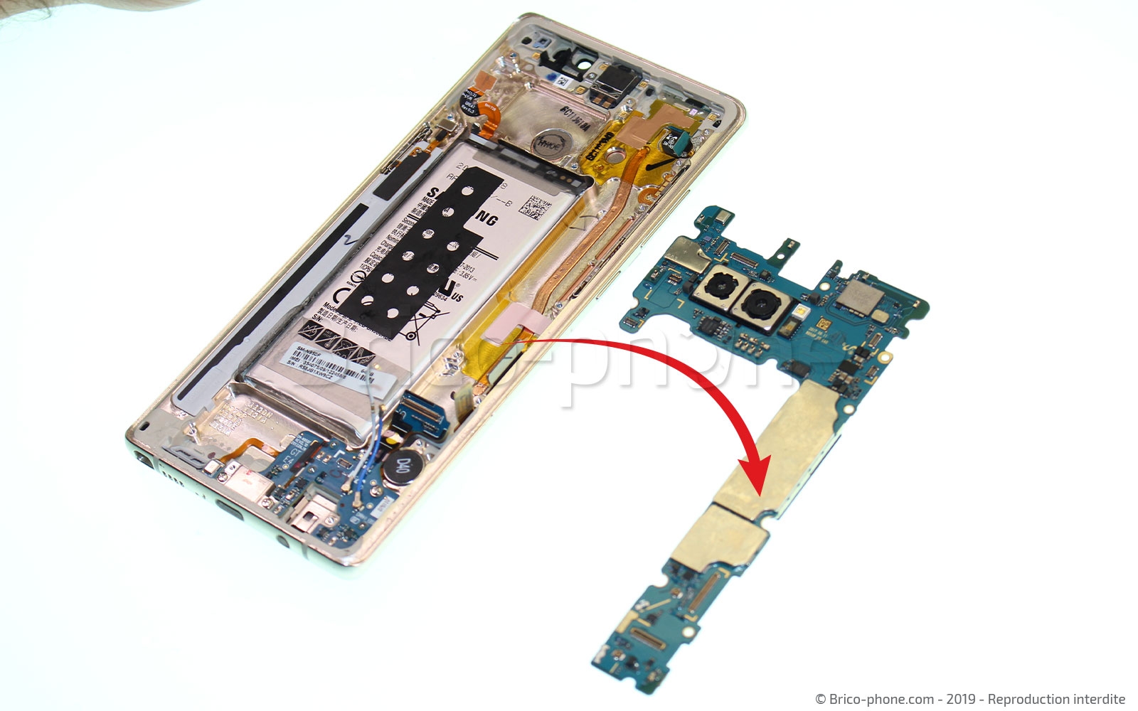 Changement du connecteur de charge sur Galaxy Note 8 photo 3