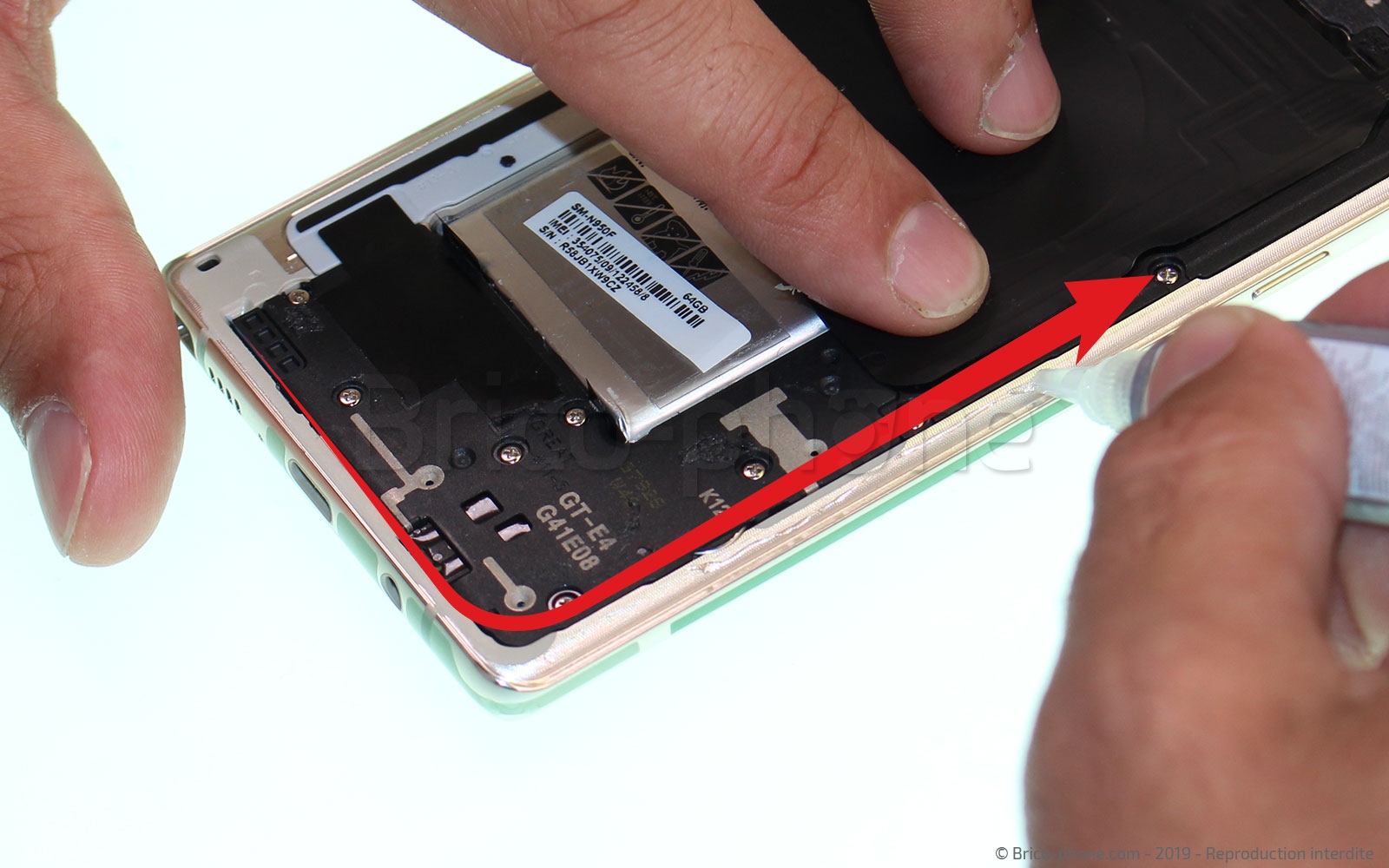 Changement du connecteur de charge sur Galaxy Note 8 photo 1