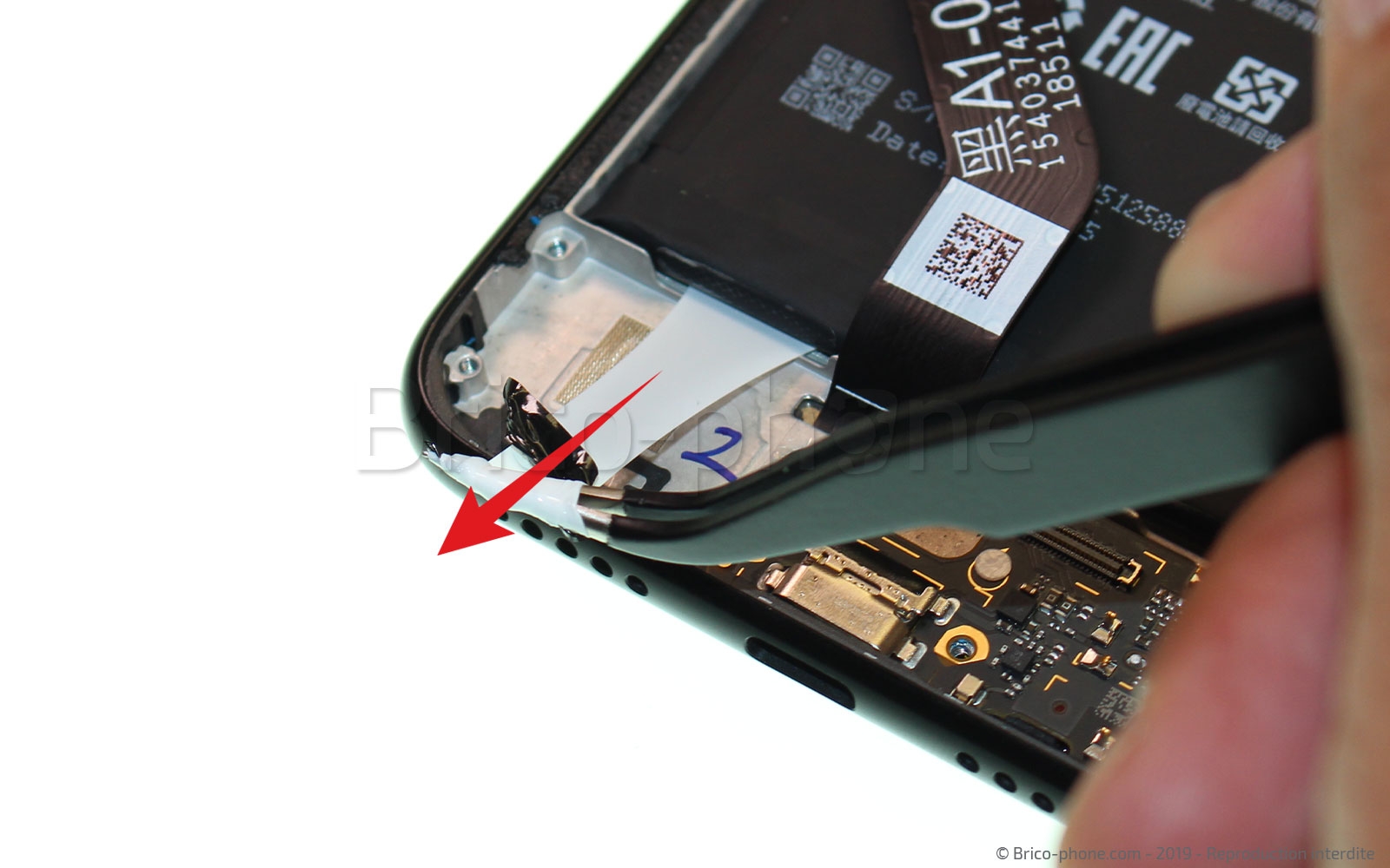 Changement de batterie sur Redmi Note 7 photo 3