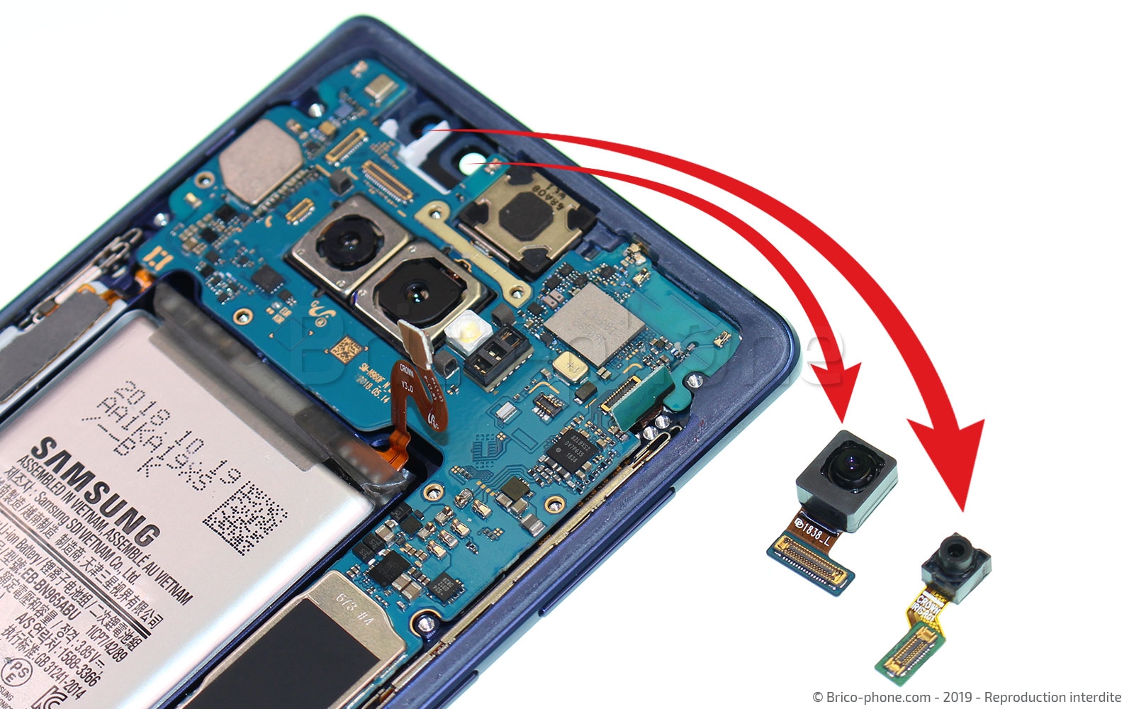 Démontage complet sur Galaxy Note 9 photo 3