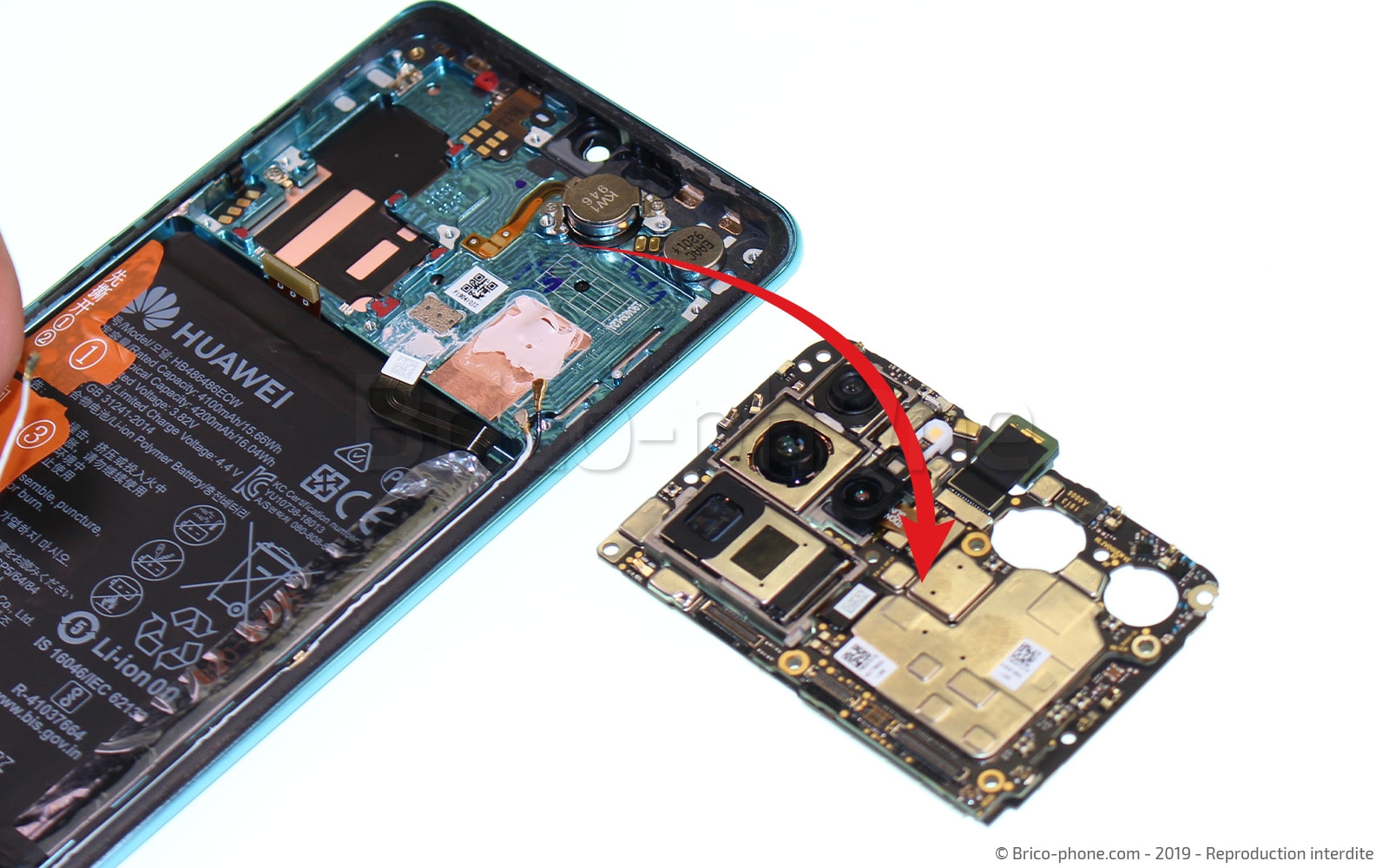 Démontage complet sur P30 Pro photo 2