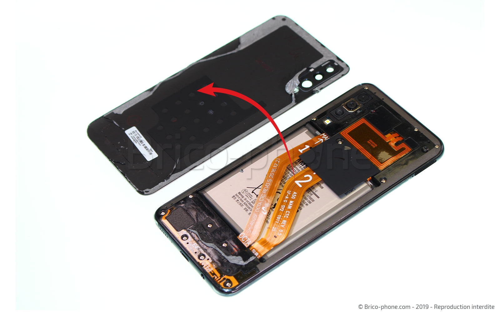 Démontage complet sur Galaxy A50 photo 4