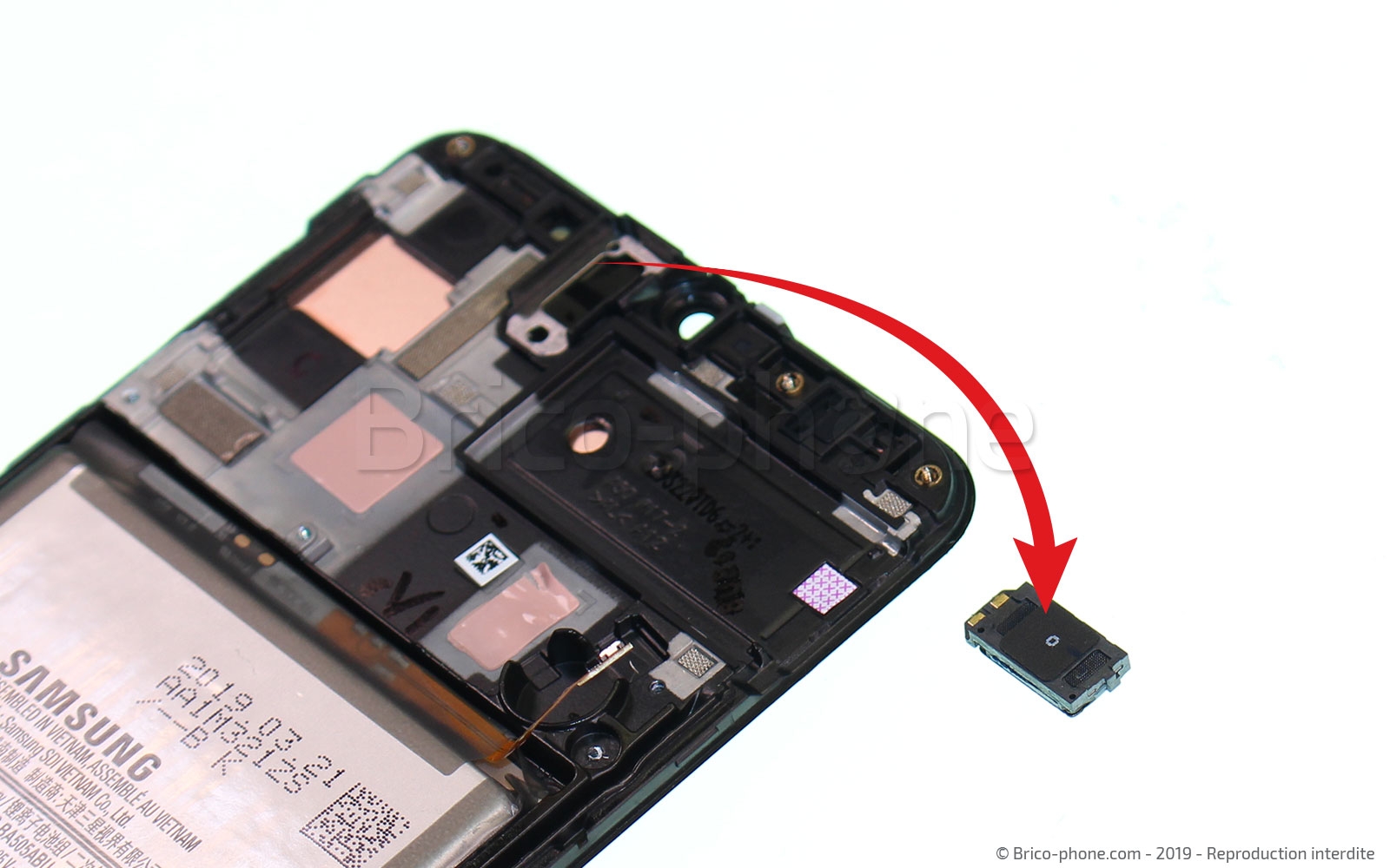 Démontage complet sur Galaxy A50 photo 3