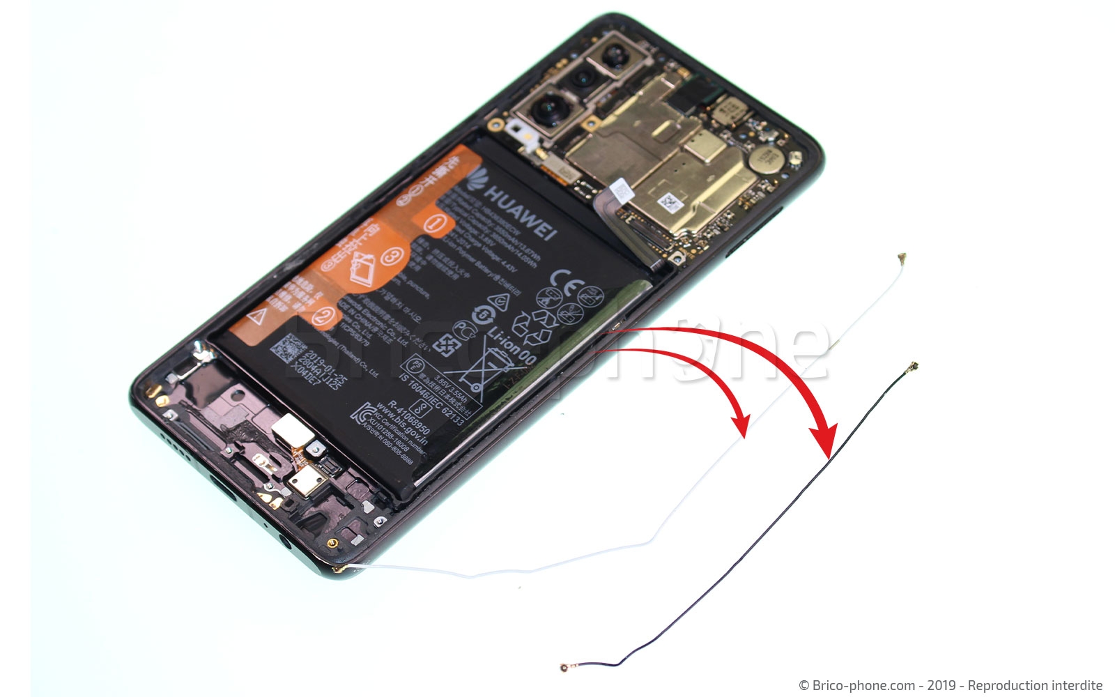 Démontage complet sur P30 photo 4