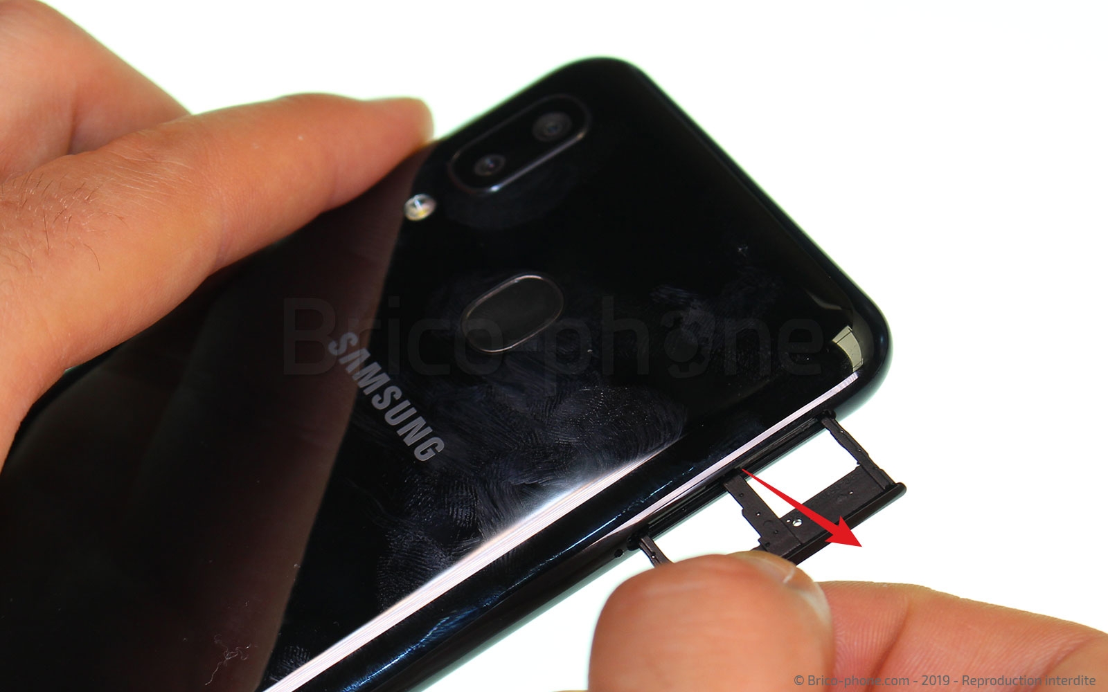 Changement de bloc écran sur Galaxy A20e photo 3