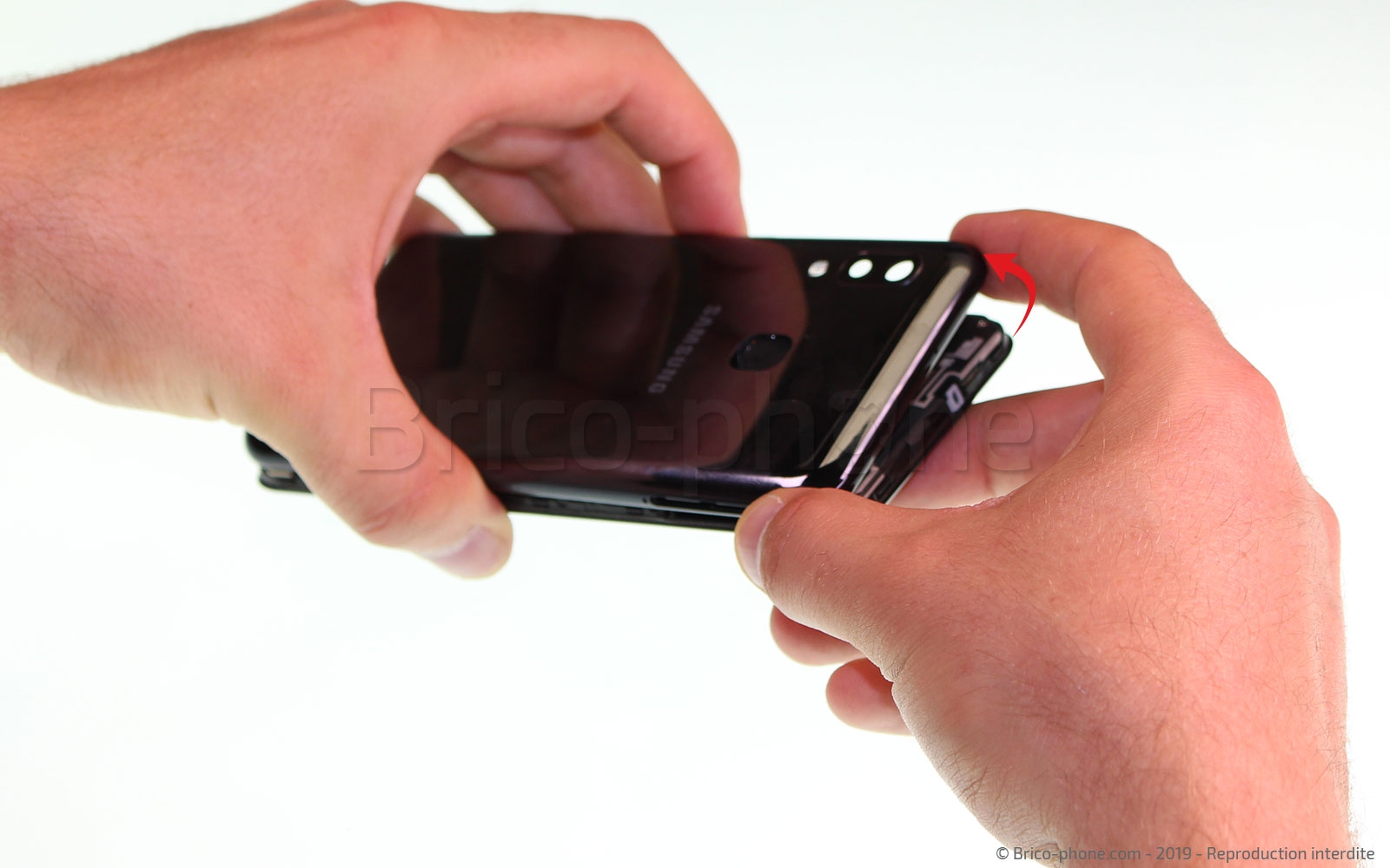 Changement de bloc écran sur Galaxy A20e photo 3