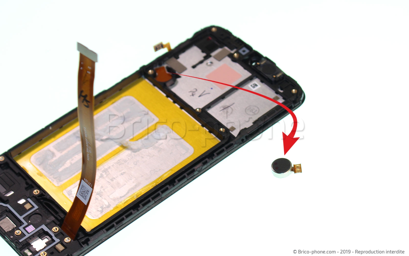 Changement de bloc écran sur Galaxy A20e photo 3