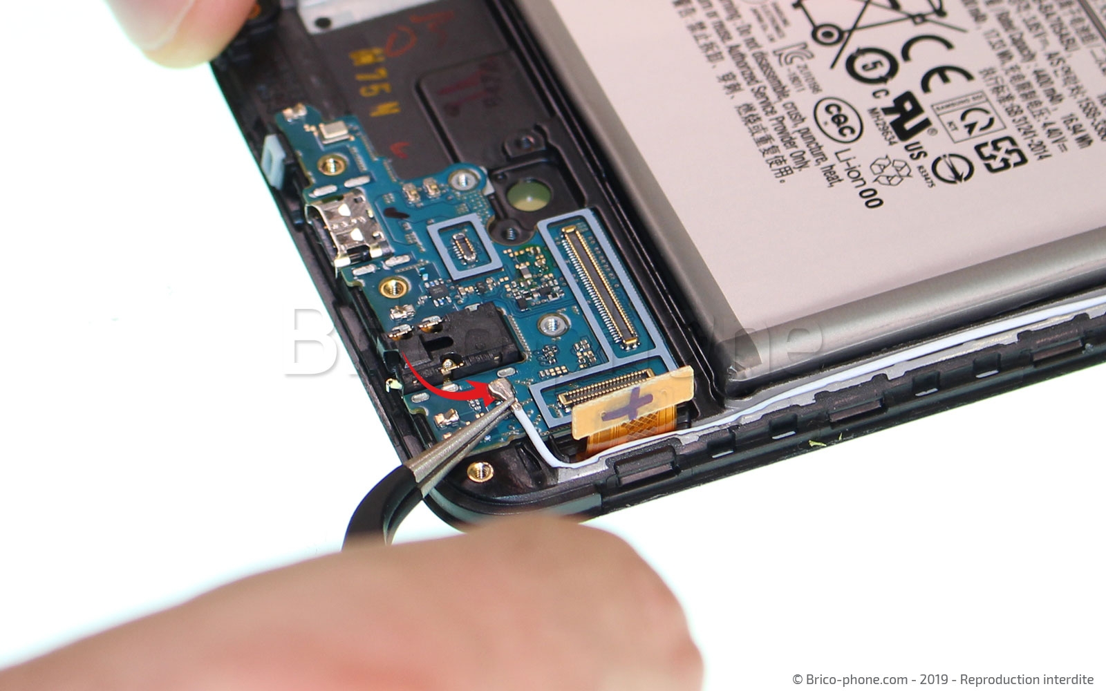 Démontage complet sur Galaxy A70 photo 2