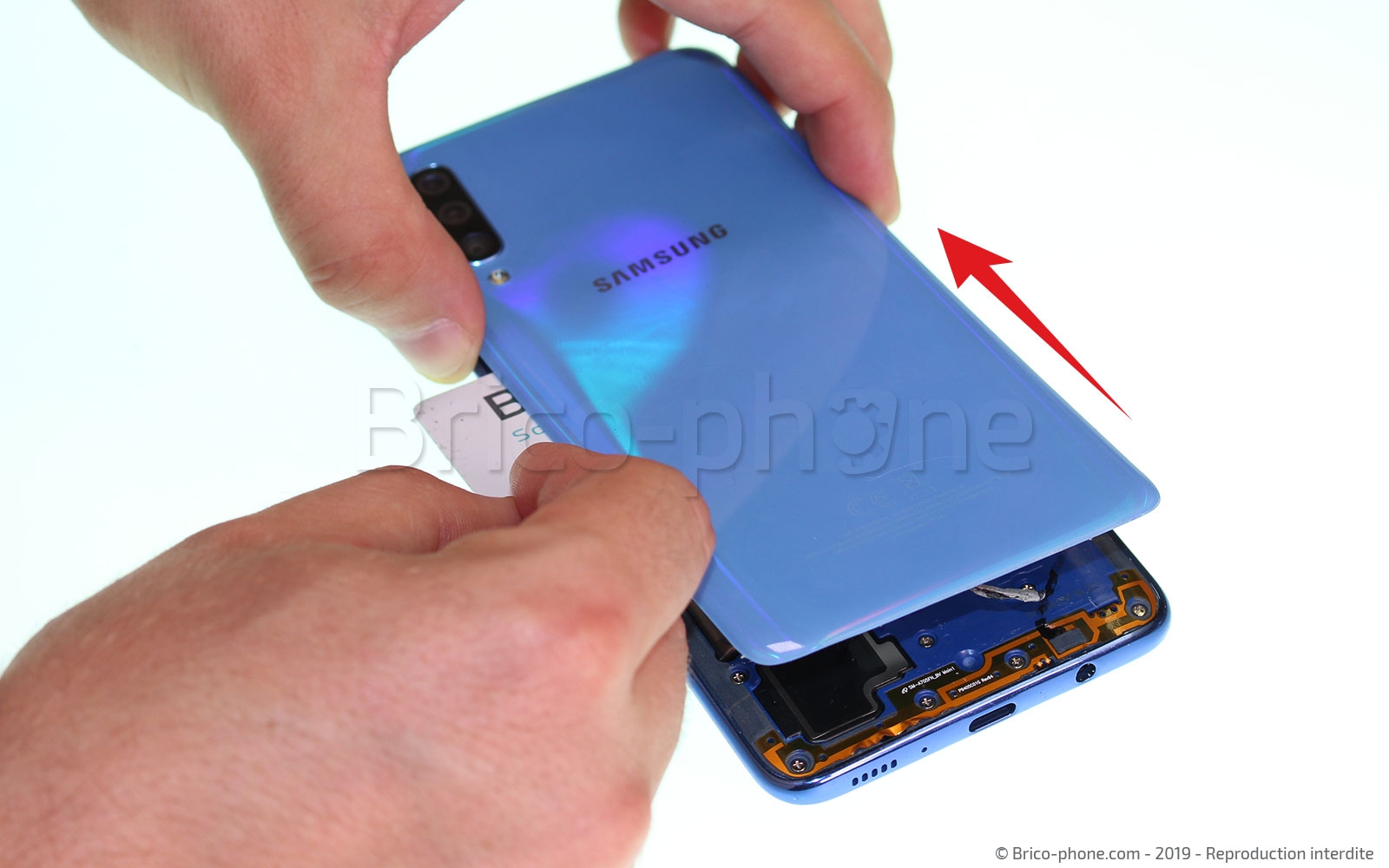 Démontage complet sur Galaxy A70 photo 3