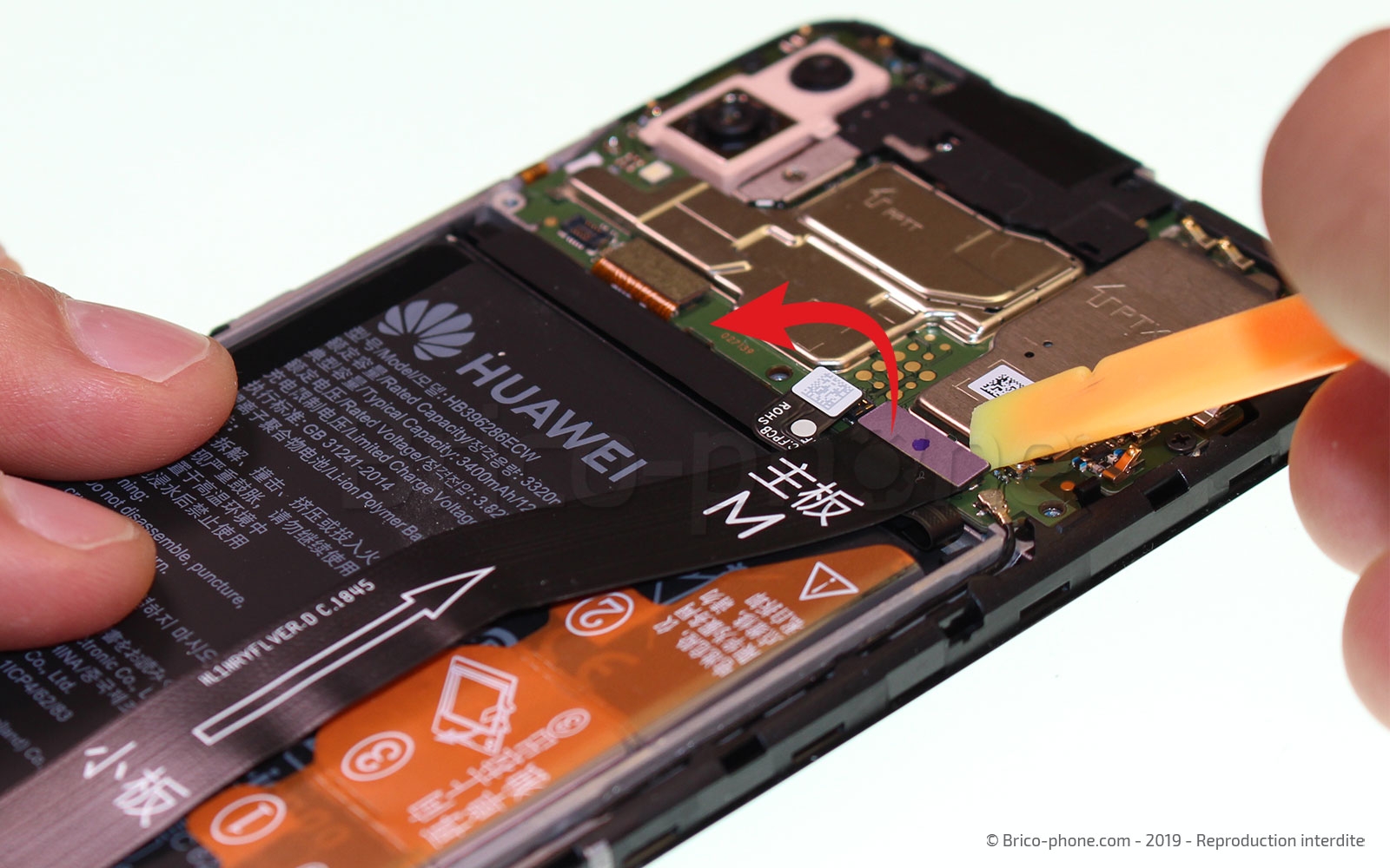 Changement de batterie sur P Smart 2019 photo 3