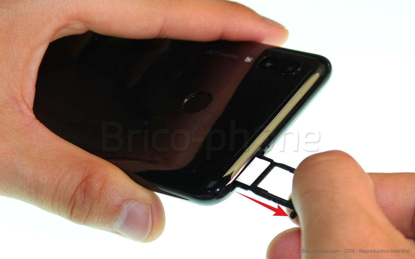 Changement d'écran vitre et LCD sur P Smart 2019 photo 3