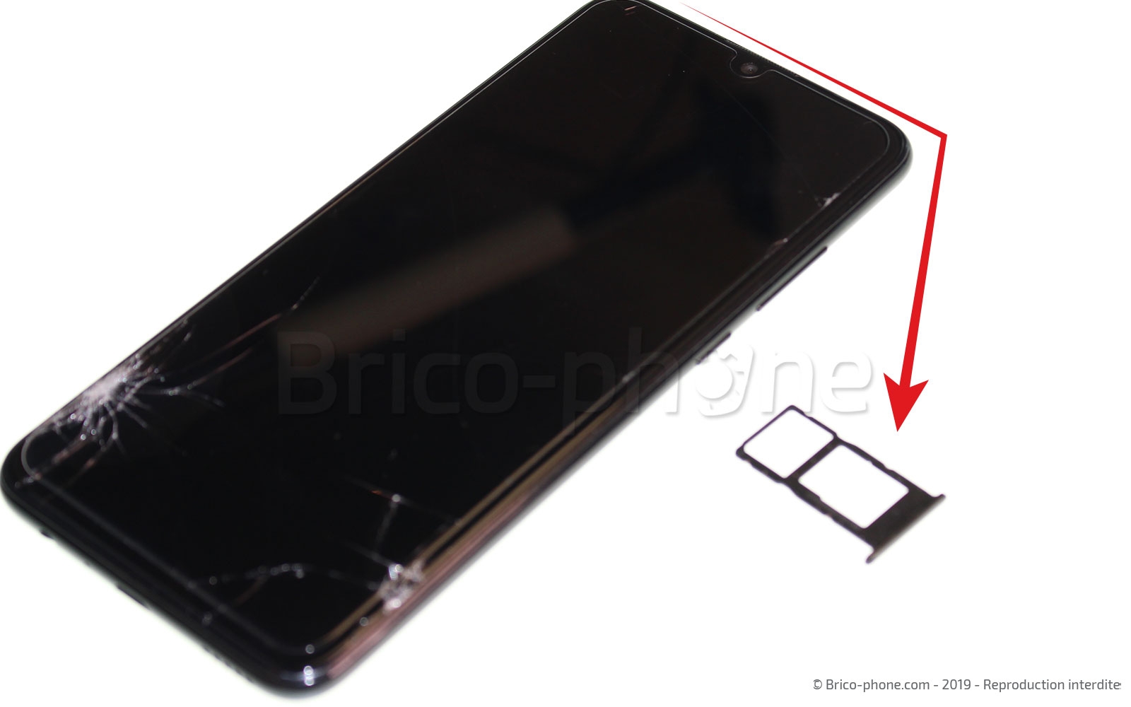 Changement d'écran vitre et LCD sur P Smart 2019 photo 4