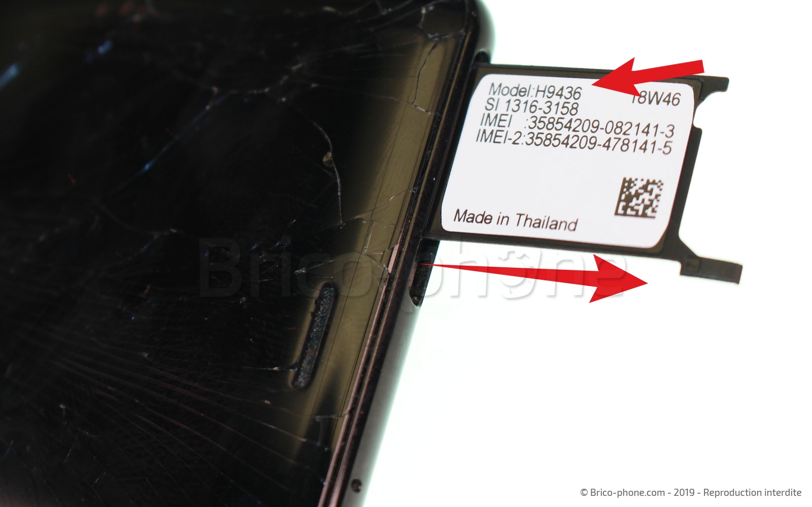 Changement de la vitre arrière sur Xperia XZ3 photo 3