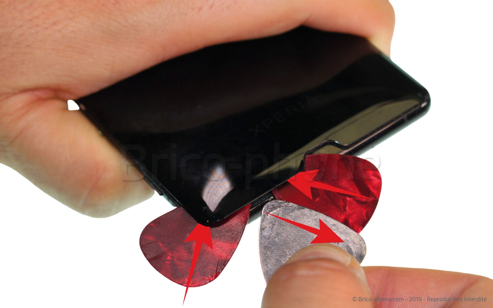 Changement de la vitre arrière sur Xperia XZ3 photo 2