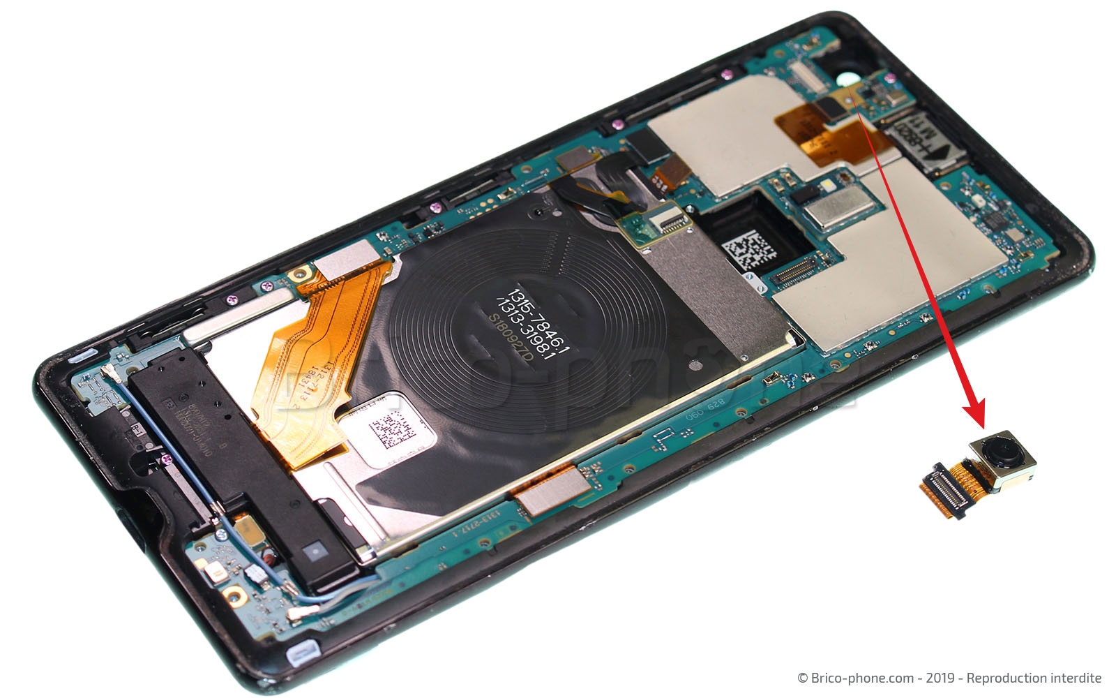 Changement de connecteur de charge sur Xperia XZ3 photo 4