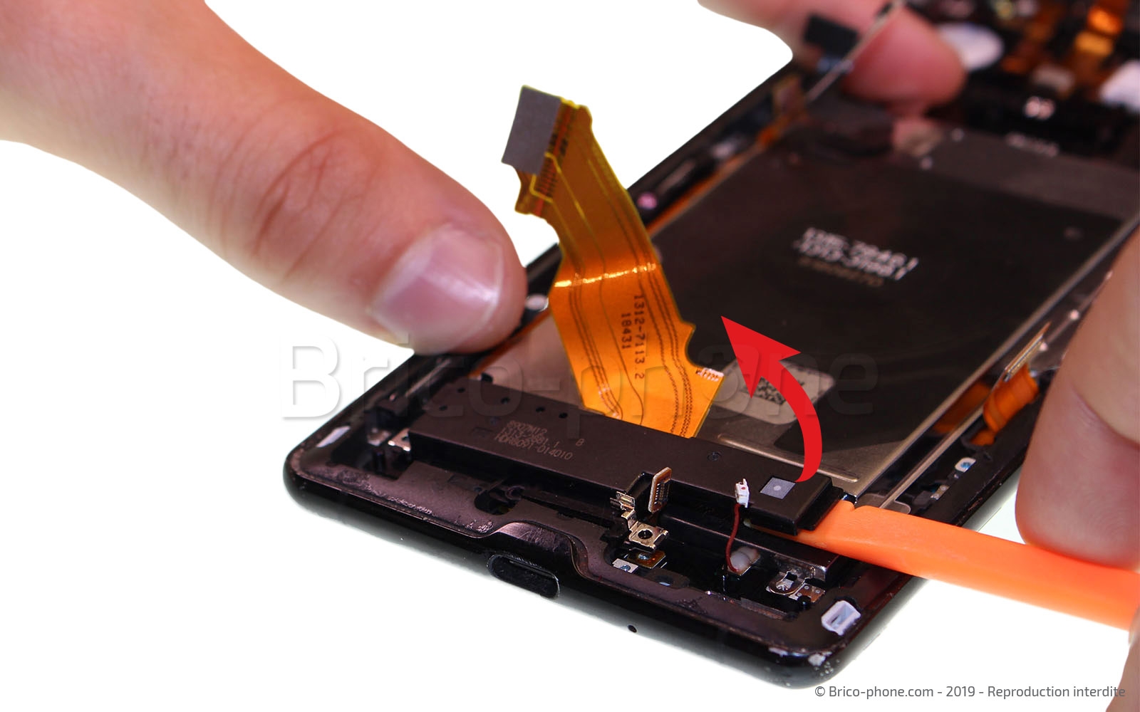 Changement de connecteur de charge sur Xperia XZ3 photo 2