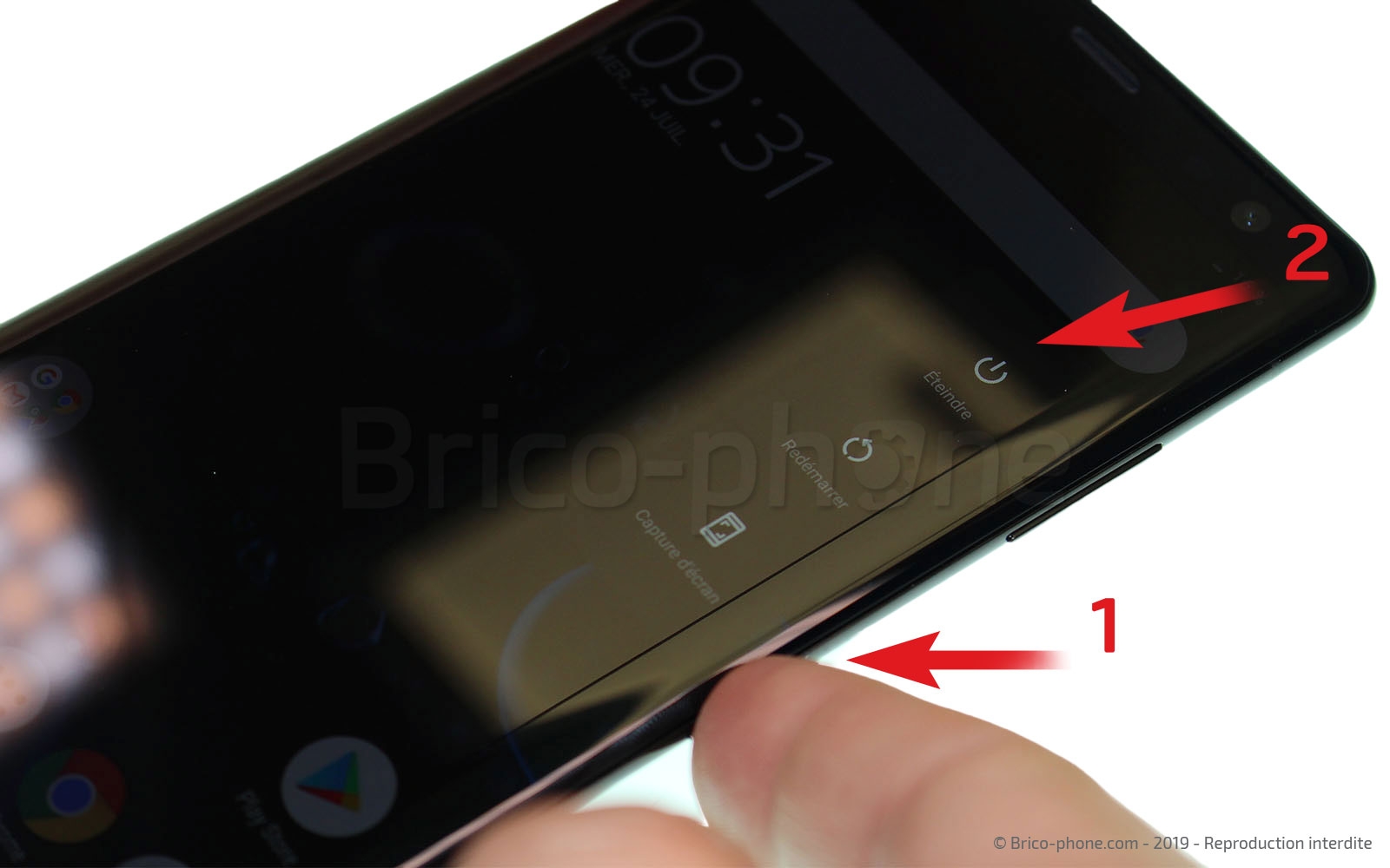 Changement de batterie sur Xperia XZ3 photo 4