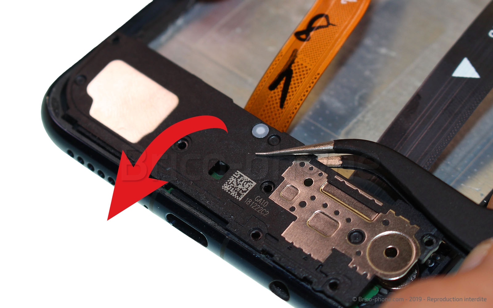 Changement de bloc écran avec batterie sur Mate 20 Lite photo 2