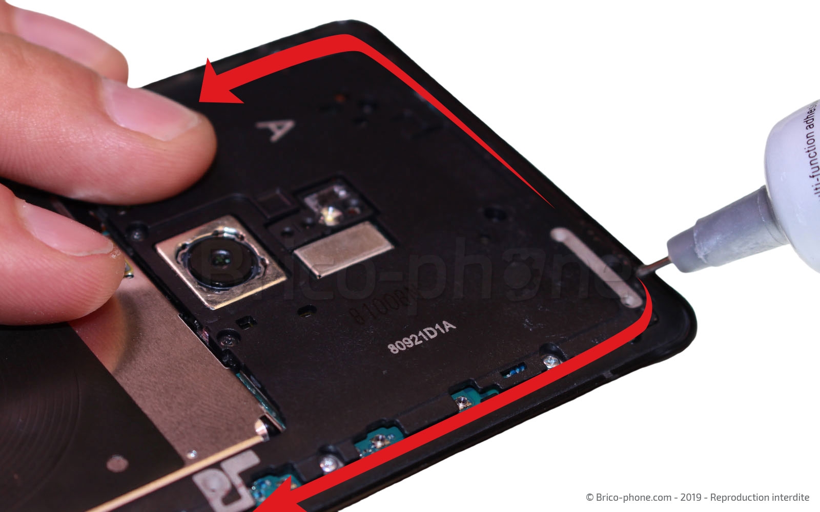 Changement du bloc écran sur Xperia XZ3 photo 3