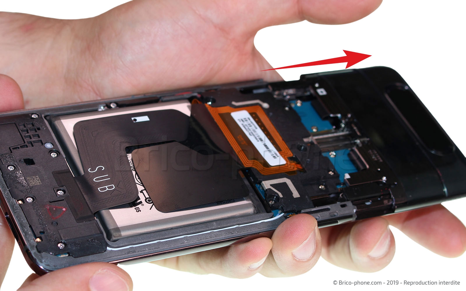 Démontage complet sur Galaxy A80 photo 4