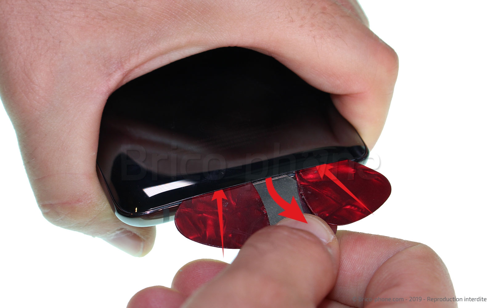 Changement de connecteur de charge sur Galaxy A80 photo 3