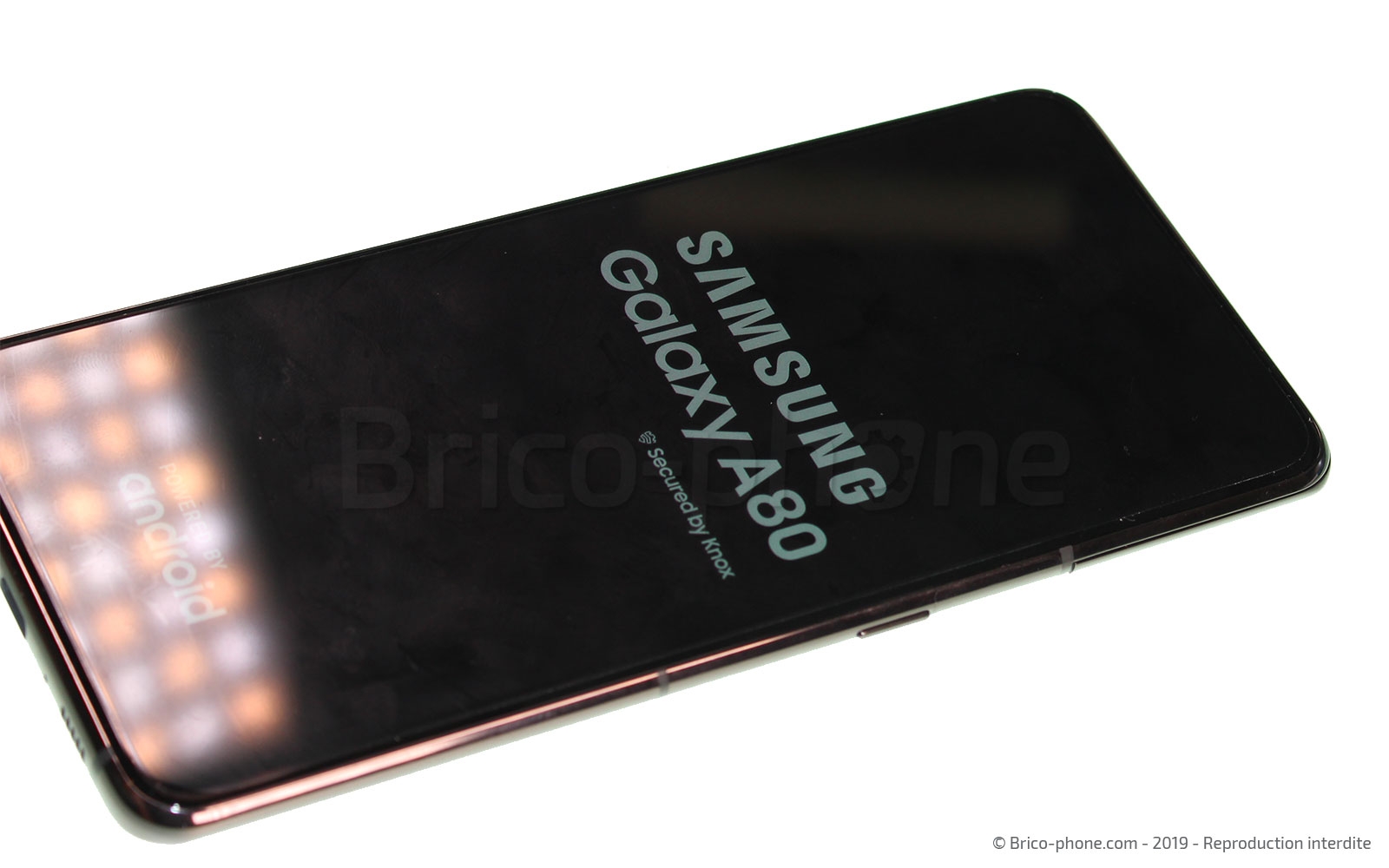 Changement de bloc écran avec châssis sur Galaxy A80 photo 2