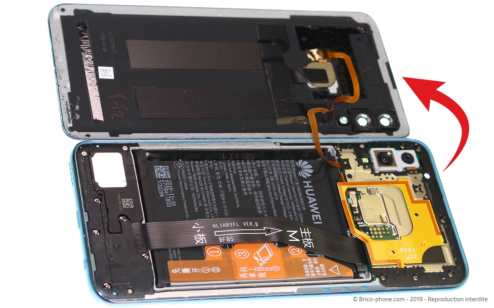 Démontage complet sur Honor 10 Lite photo 4